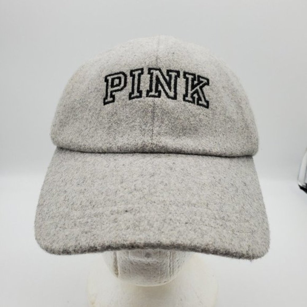 PINK Victoria's Secret Gray Wool Cap